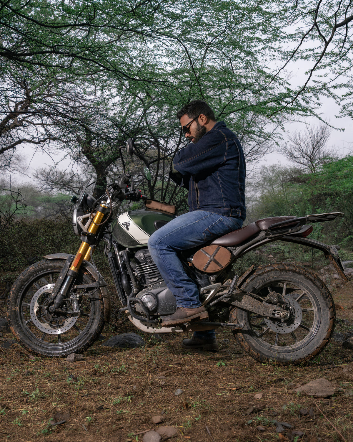 Scrambler Egg: Side Panel Bag For Triumph Scrambler 400X/XC