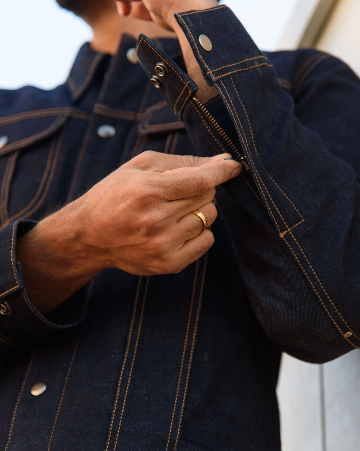 Zero: Denim Riding Jacket Personalised