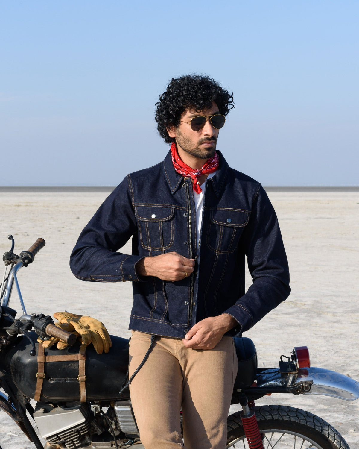 Zero: Denim Riding Jacket Personalised
