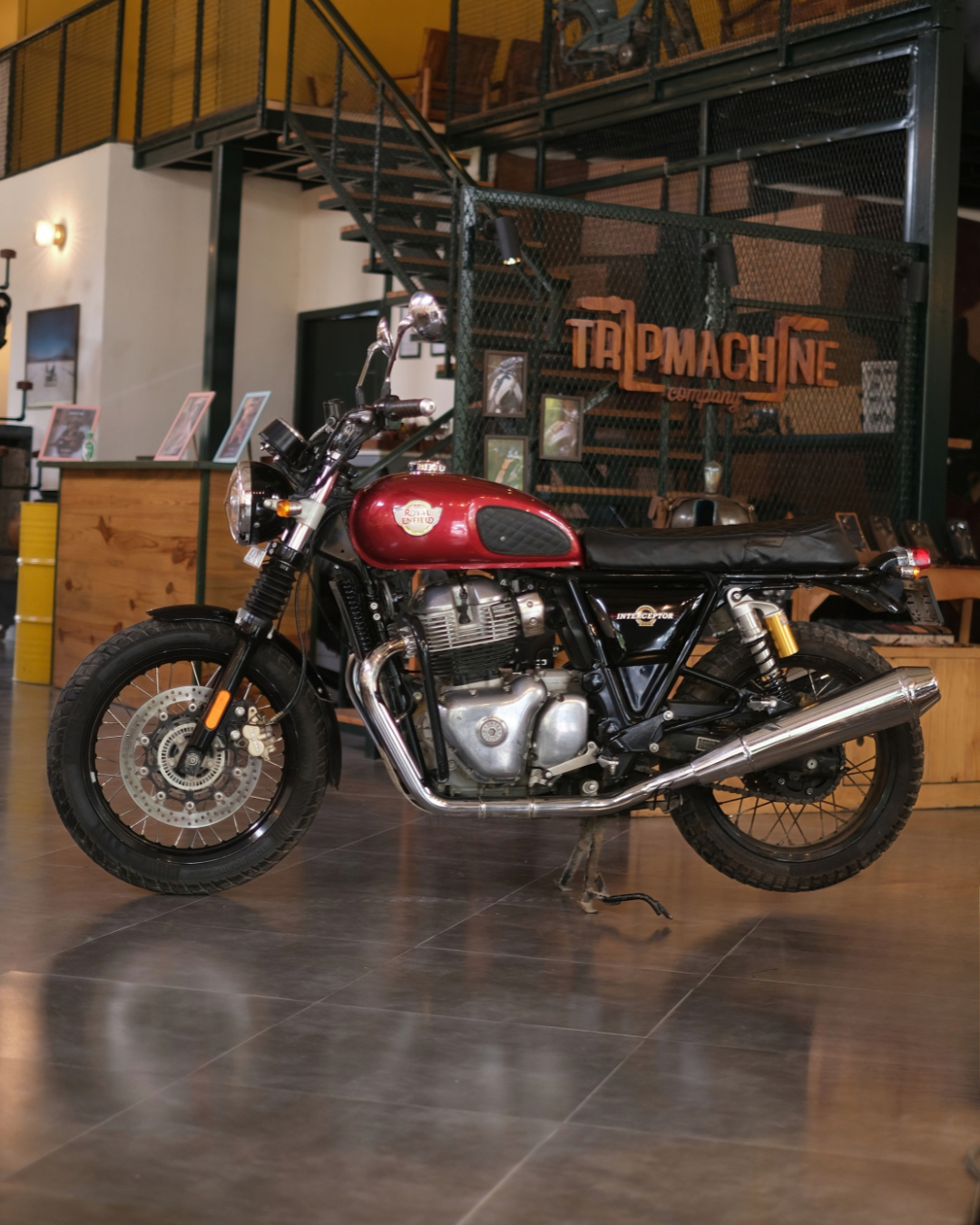 Leather Seat Cover For Royal Enfield Interceptor 650
