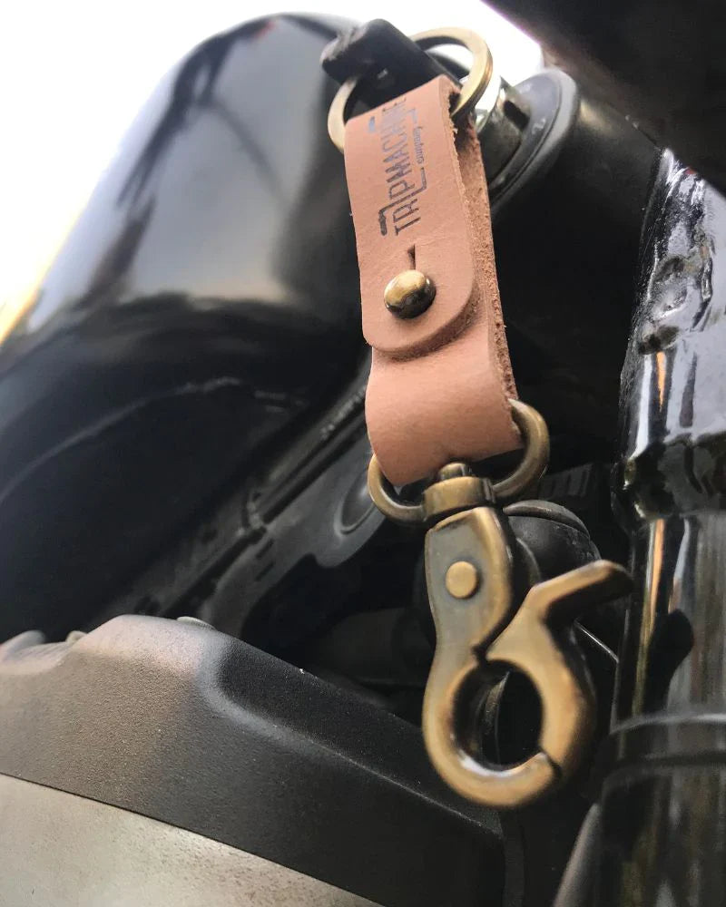 Key Fob With Antique Gold