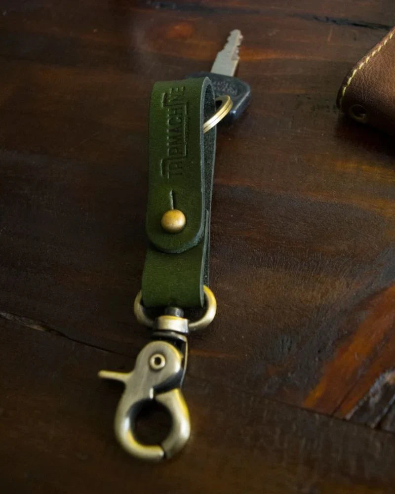 Key Fob With Antique Gold