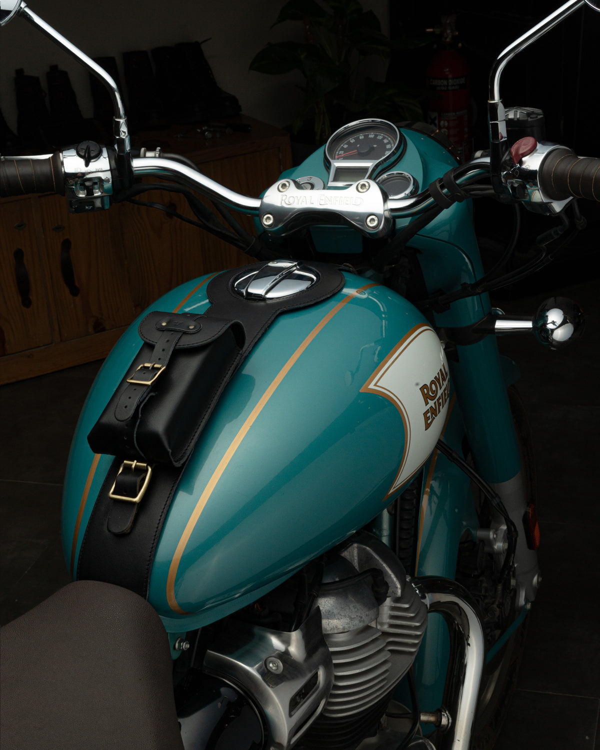 Tank Strap crafted to fit Classic 650