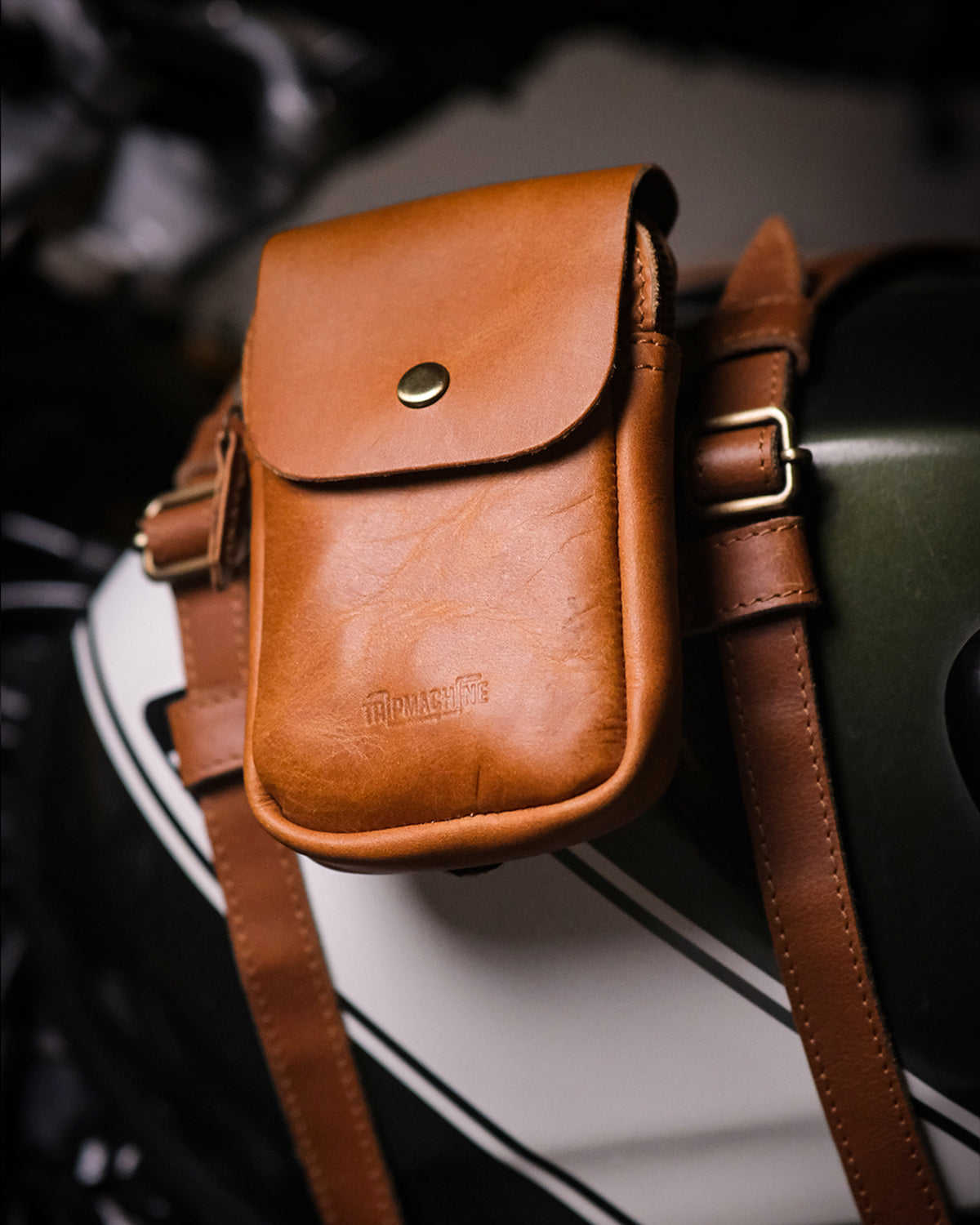 Tank Strap Crafted to Fit Triumph 400