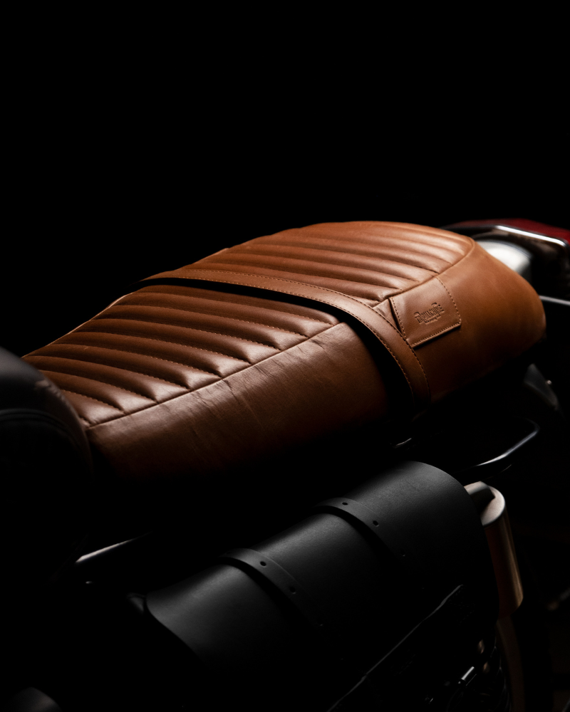 Touring Leather Seat For Royal Enfield Interceptor 650 / GT 650